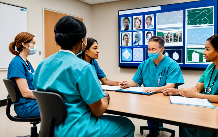 가상현실 재활치료의 개인정보 보호 이슈 - **
A secure data server room with glowing lights and complex cabling, illustrating data protection ... 가상현실 재활치료의 개인정보 보호 이슈 - **
A secure data server room with glowing lights and complex cabling, illustrating data protection ...