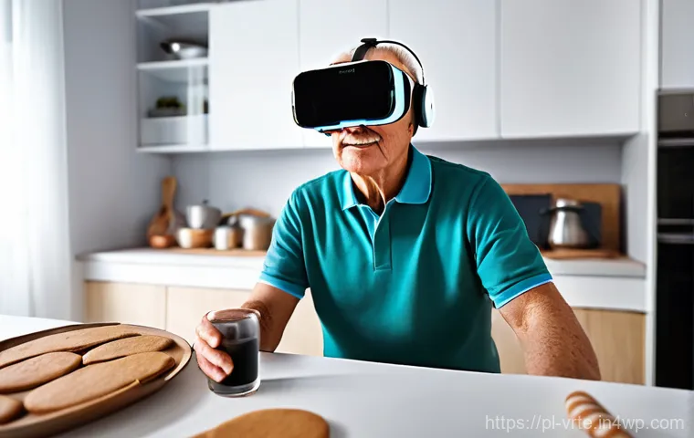 VR 재활치료의 비전 - **Prompt:** A young girl, around 10-12 years old, with a joyful expression, wearing comfortable spor...