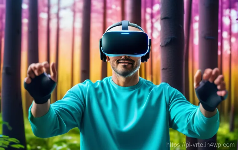 가상현실 재활치료의 성공적인 사례 - **Prompt:** A dynamic, brightly lit scene in a modern rehabilitation center. A motivated male patien...