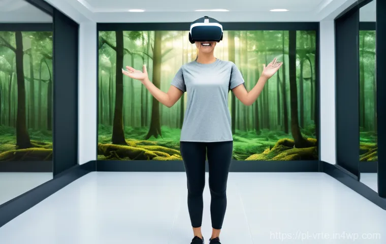 VR 기반 재활치료의 개인화 - **Prompt 1: Engaging Forest Adventure for Rehabilitation**
    A wide shot of a young adult patient,...